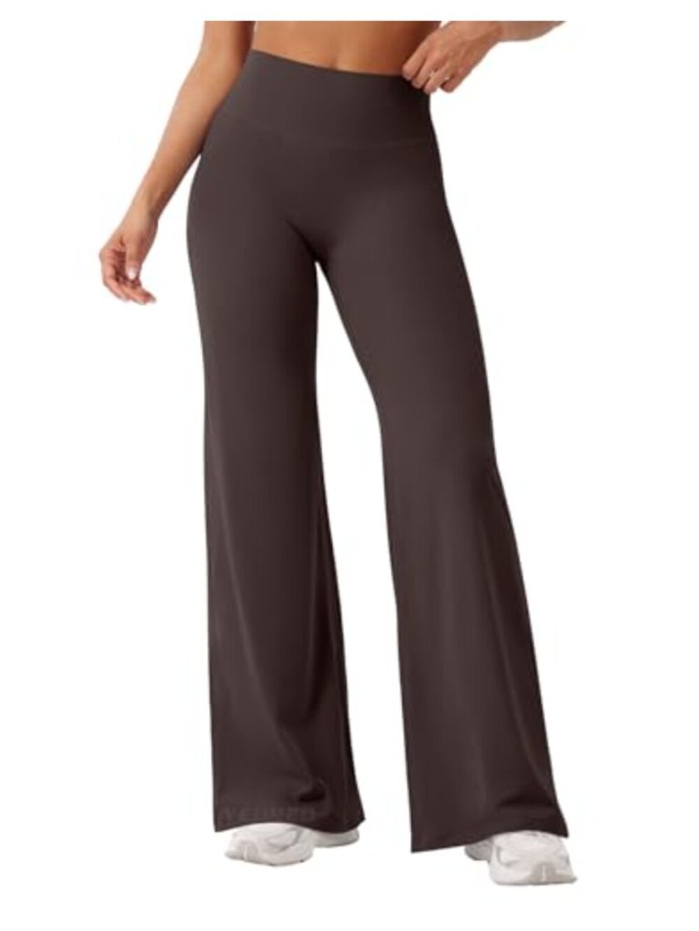 Straight Leg Workout Leggings High Rise Yoga Gym Pants No Front Seam